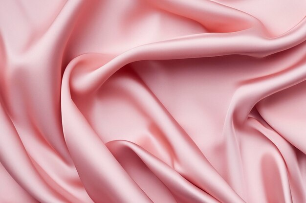 Texture background pattern Pink silk fabric