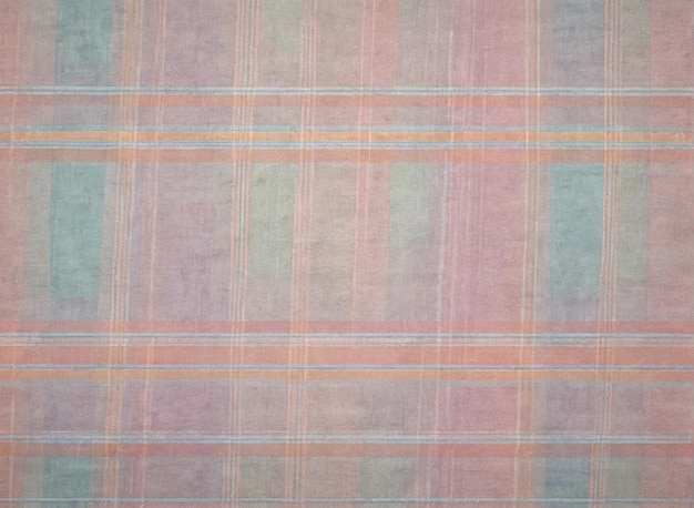 texture background a pink and blue plaid fabric