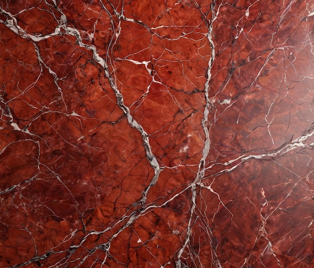 texture background a red marble floor with a white and black marble pattern