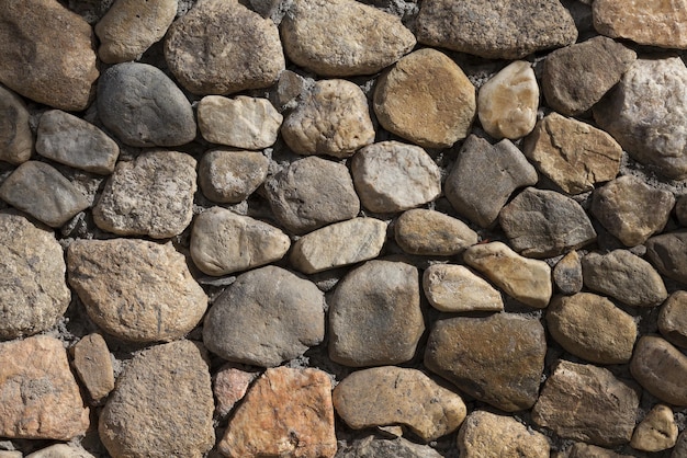 Texture background of stone stacked walls