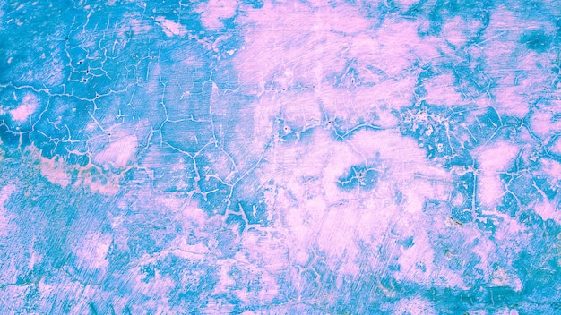 Trama di sfondo del muro blu rosa sfumato colore