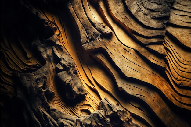 木の幹の樹皮の質感