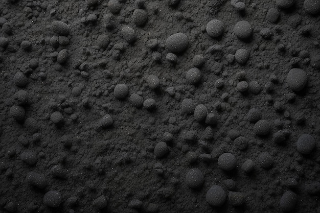 Texture of the black magnetic sand for background