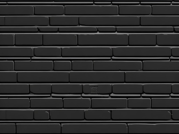 Photo texture of a black painted brick wall bold industrial backdrop