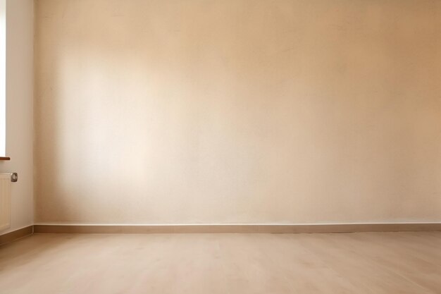 Texture blank design light plaster room wall beige minimal window Generative AI