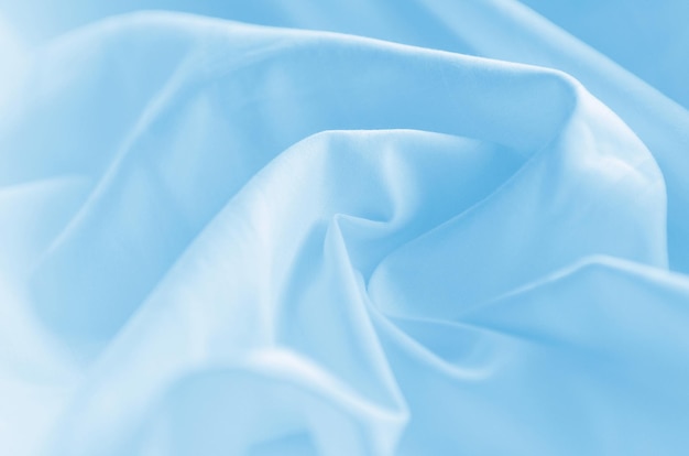 Texture of blue cloth background