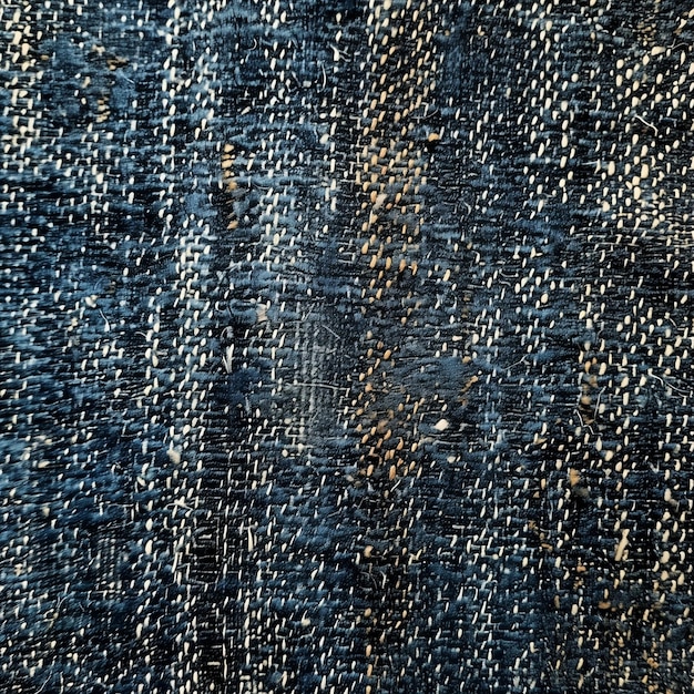 Foto consistenza di denim blu e tessuto nero