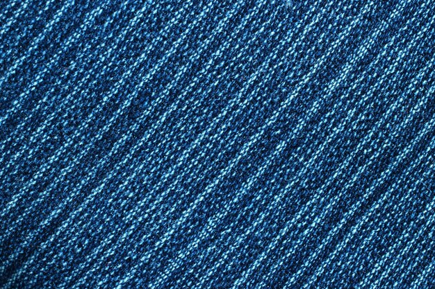 Texture blue jeans close-up