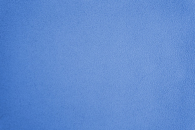 Texture of blue non-uniform fleece cotton fabric