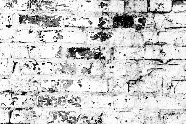 Texture, brick, wall background. Brick texture with scratches and cracks