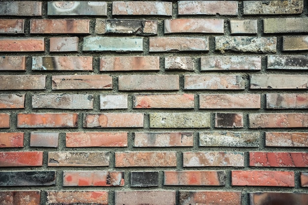The texture of the brick wall brickwork bricks