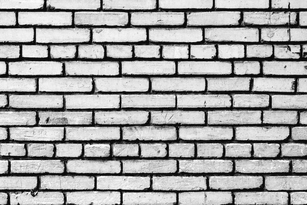 Texture, brick, wall, it can be used as a background. Brick texture with scratches and cracks