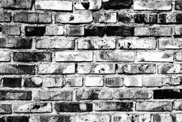 Texture, brick, wall, it can be used as a background. Brick texture with scratches and cracks