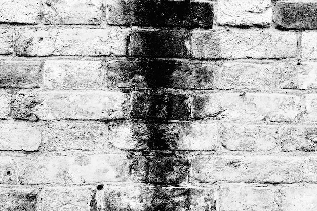 Photo texture, brick, wall, it can be used as a background. brick texture with scratches and cracks