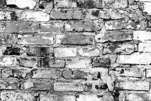 Texture, brick, wall, it can be used as a background. Brick texture with scratches and cracks