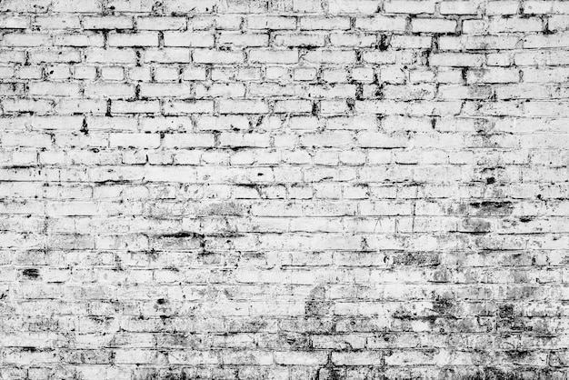 Texture, brick, wall, it can be used as a background. Brick texture with scratches and cracks