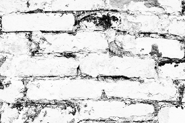 Texture, brick, wall, it can be used as a background. Brick texture with scratches and cracks