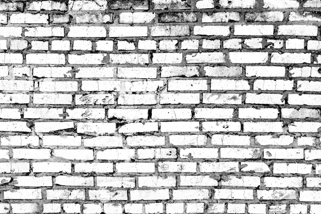 Texture, brick, wall, it can be used as a background. Brick texture with scratches and cracks