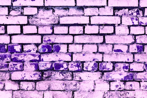 Texture, brick, wall, it can be used as a background. Brick texture with scratches and cracks