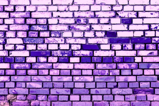 Texture, brick, wall, it can be used as a background. Brick texture with scratches and cracks