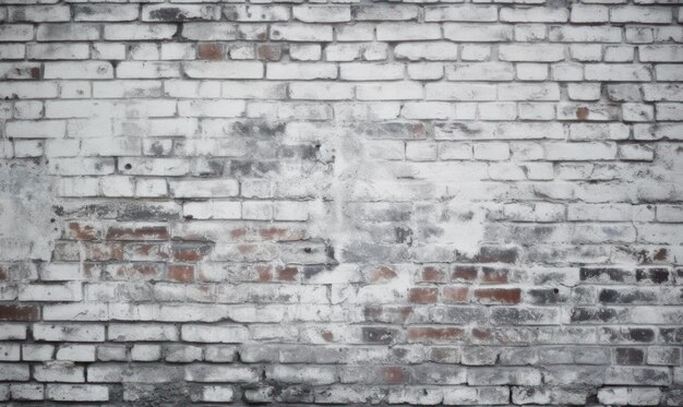 Texture brick wall it can be used as a background Brick texture with scratches and cracksAI Generative