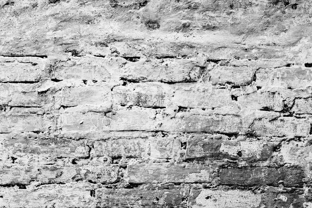 Texture of a brick wall with cracks and scratches which can be used as a background