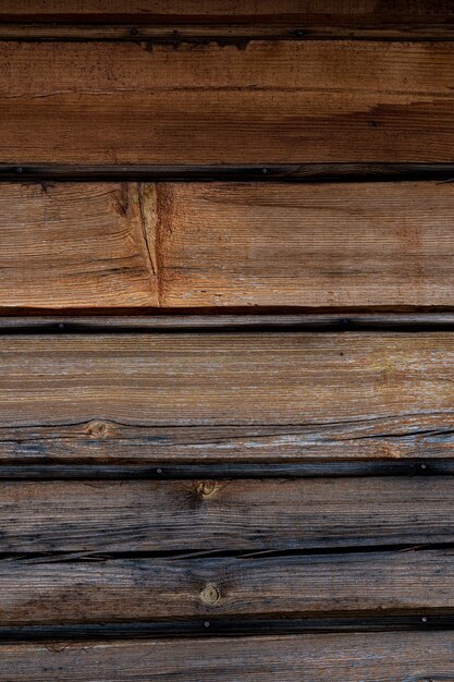 Foto texture di tavole di legno marrone come sfondo