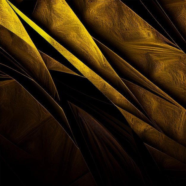 Texture brutal black and yellow background AI generated image