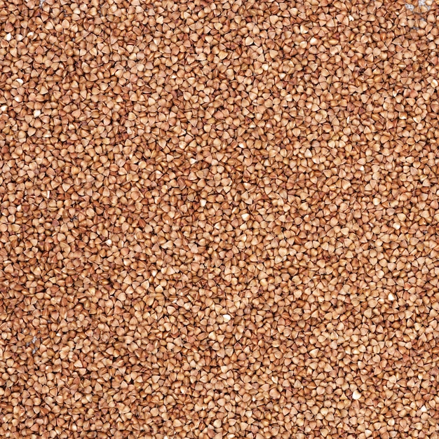 Texture buckwheats. Small grains of buckwheats.