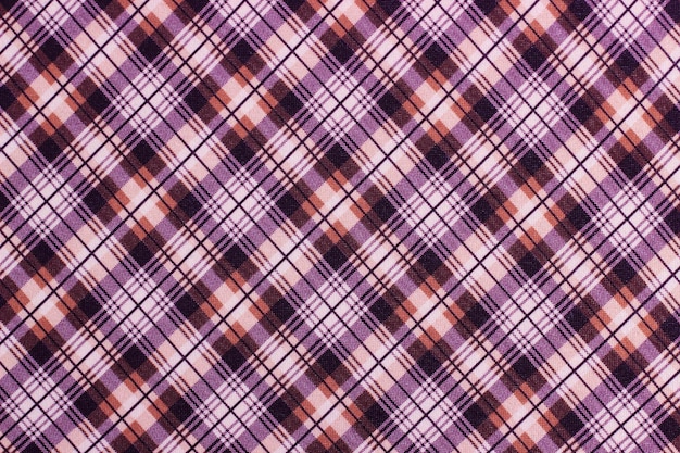 Texture of checkered fabric