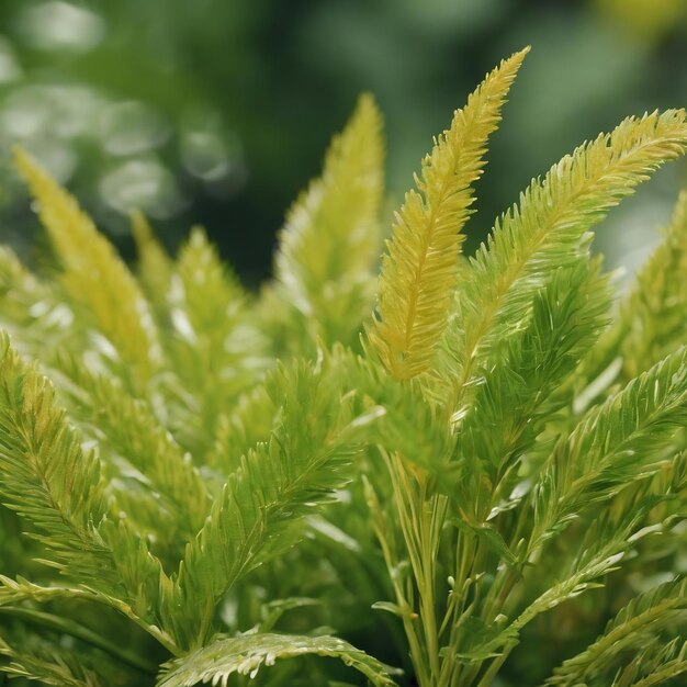 Texture of close up blurred plants