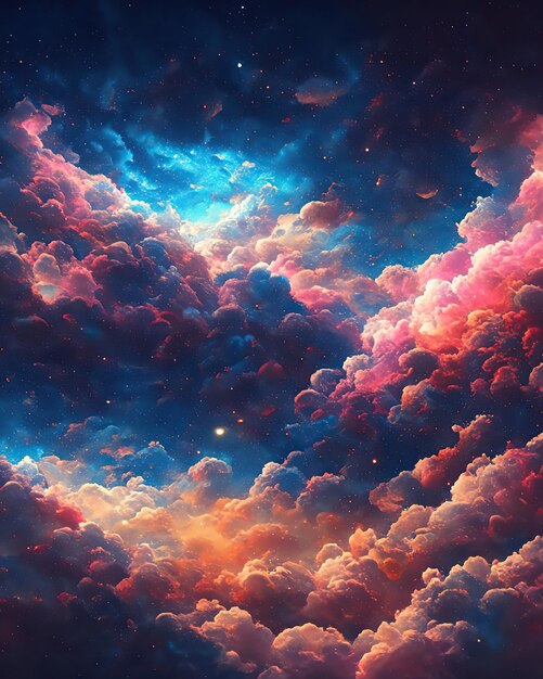 texture clouds waves colorful wallpaper background