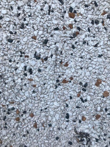 texture of a coating of small stones