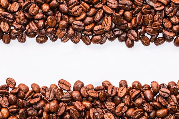 Photo texture of coffee beans that suitable for background