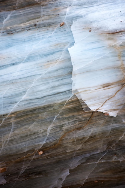 Texture of Colored glacier ice Winter background