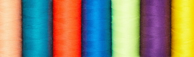 Texture of a colored thread