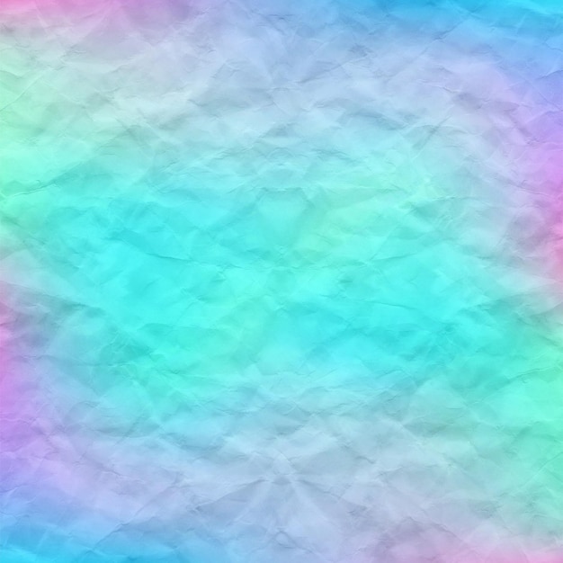 Texture of colorful crumpled paper for background.