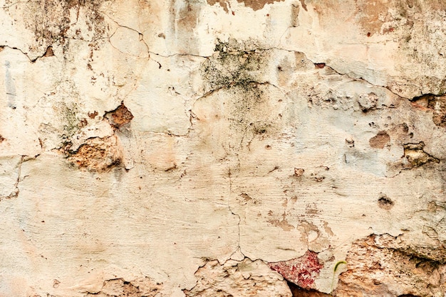 Texture of a concrete wall with cracks and scratches which can be used as a background