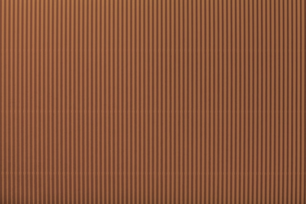 Photo texture of corrugated dark brown paper, background.