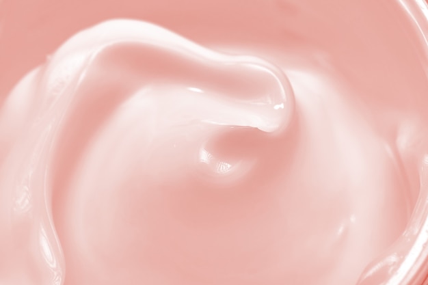 Texture of cosmetic cream, closeup abstract background
