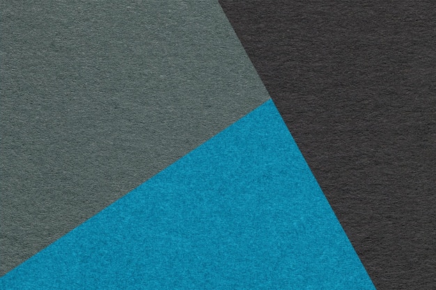 Текстура ремесленного сине-серого и черного оттенка цветной бумаги фон макрос Структура винтажного абстрактного картона