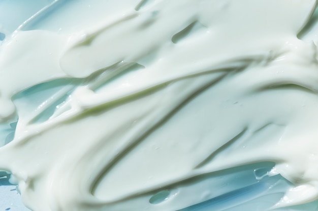 the texture of the cream closeup