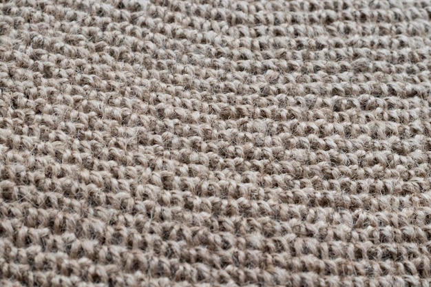 The texture of the crocheted rug
