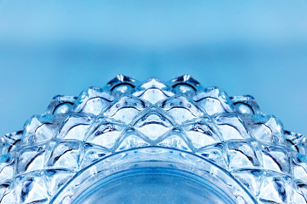 Photo texture crystal glass 3d illustration