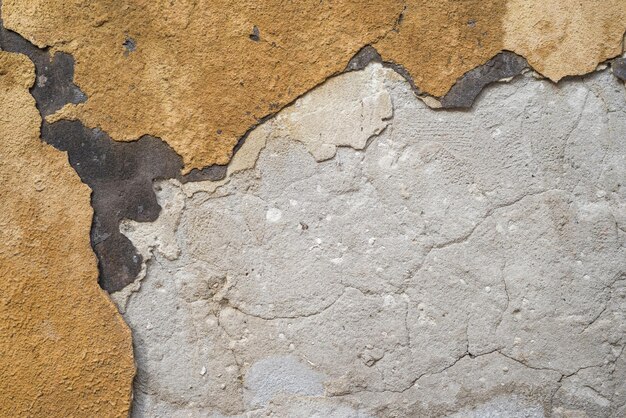 Texture of the dilapidated wall of the house