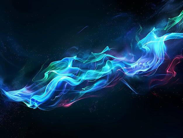 Texture Dragons Breath met helderblauwe en groene vlammen Vuur biedt 1 effect FX Overlay Design Art