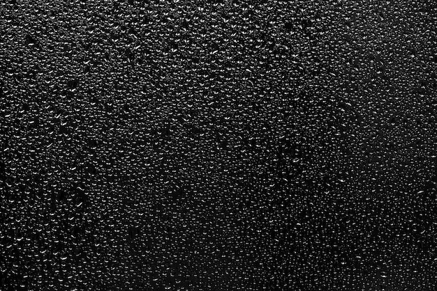 texture of a drop of rain on a glass wet transparent background