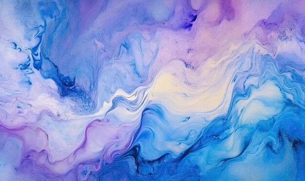 Texture of flow liquid paints Spreading paint out wallpaper For banner postcard book illustration card AI generative