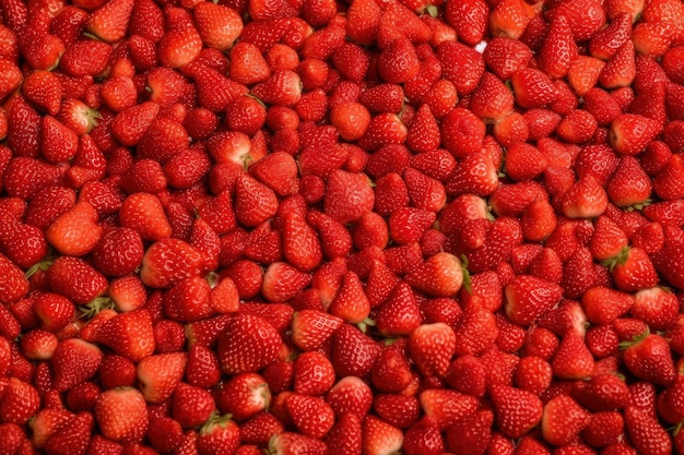 Texture of fresh strawberry sweet background