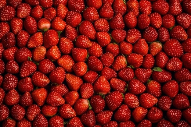 Texture of fresh strawberry sweet background